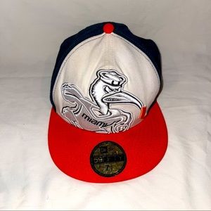 Miami Hurricanes Embroidered Snapback Hat 59Fifty